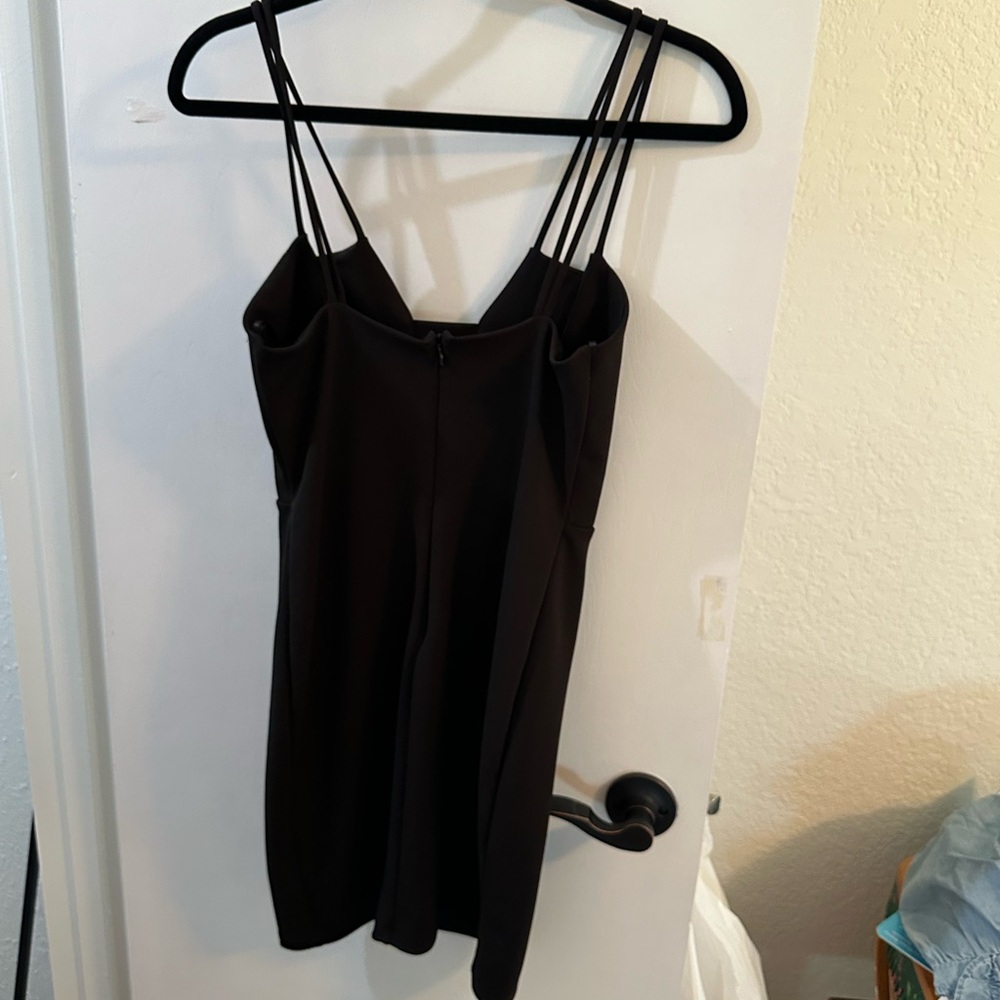 Always Meant To Be Black Corset Bodycon Mini Dress